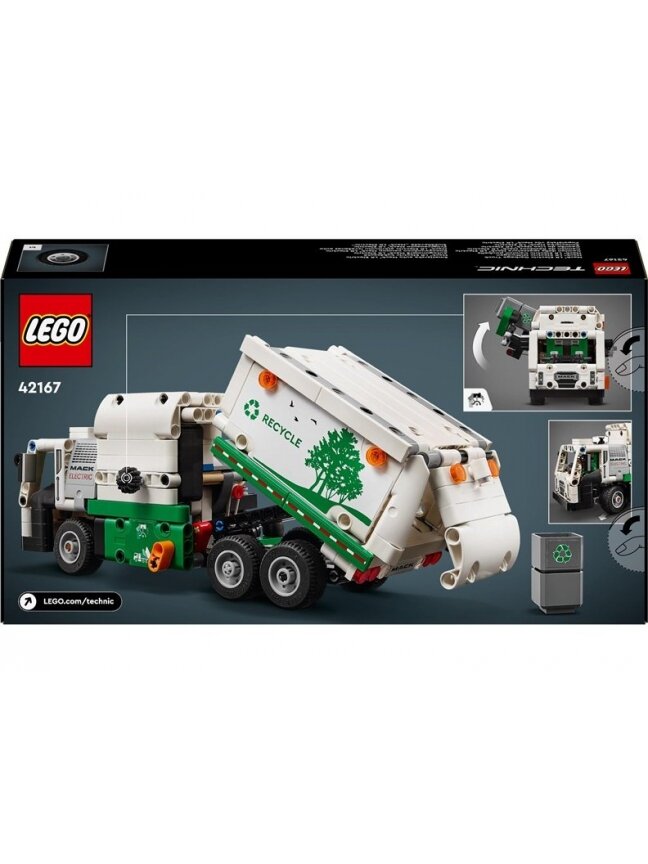 Konstruktorius LEGO Technic  Šiukšliavežė „Mack LR Electric“ 1