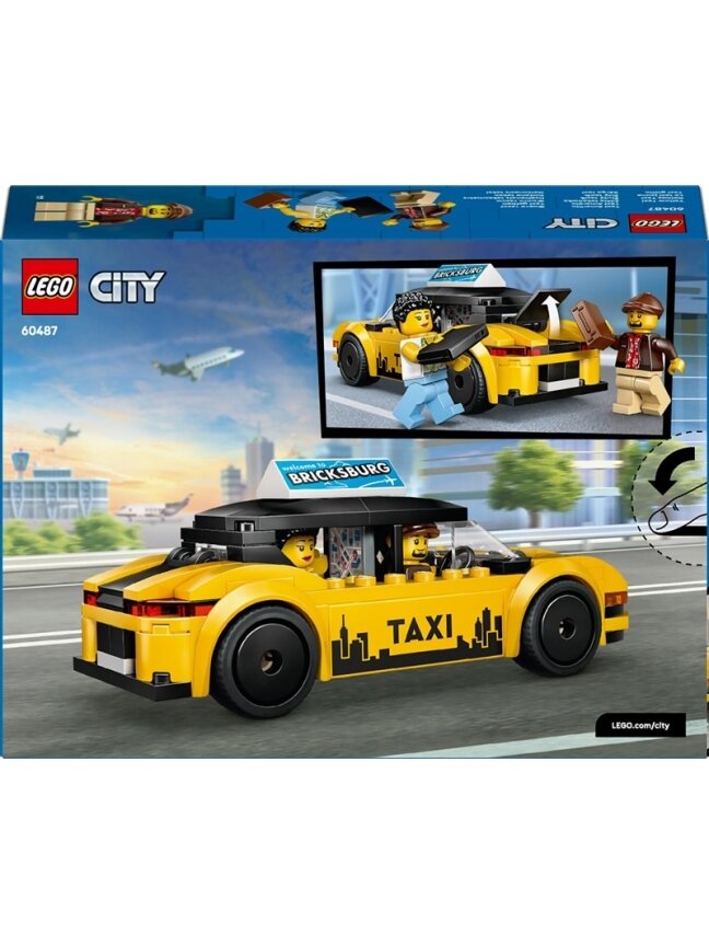 Konstruktorius LEGO® Yellow Taxi 60487, 1000 vnt. 1