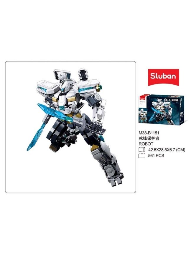 Konstruktorius Sluban Robot M38-B1151, plastikas 1 Konstruktorius Sluban Robot M38-B1151, plastikas 1