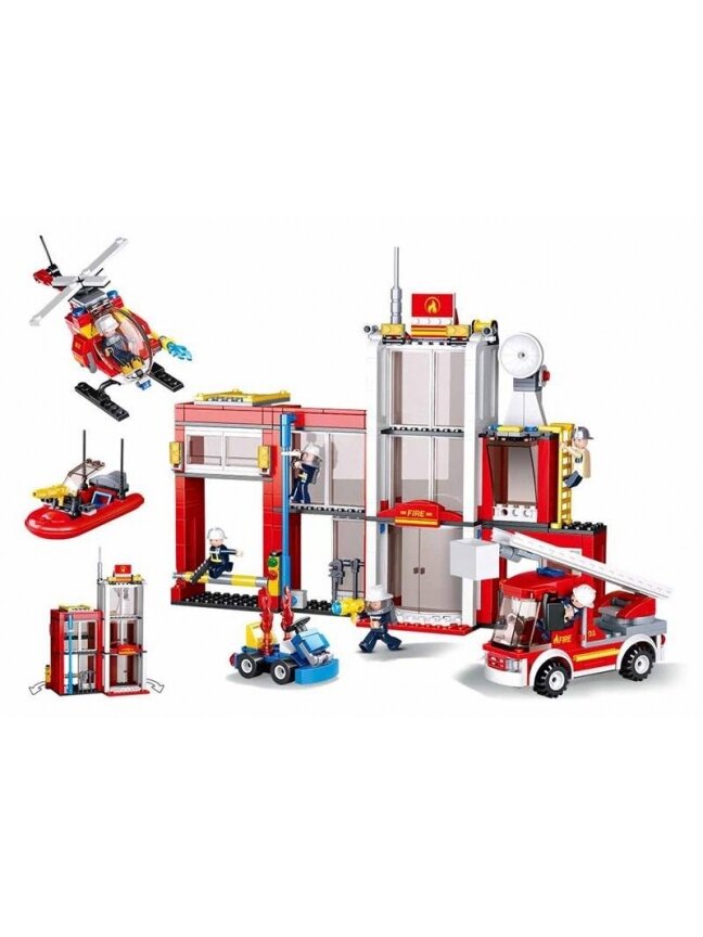 Konstruktorius Sluban Sluban Fire Fire Station M38-B0631 1