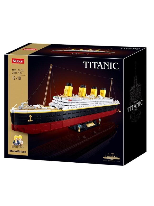 Konstruktorius Sluban Titanic M38-B1122, plastikas Konstruktorius Sluban Titanic M38-B1122, plastikas