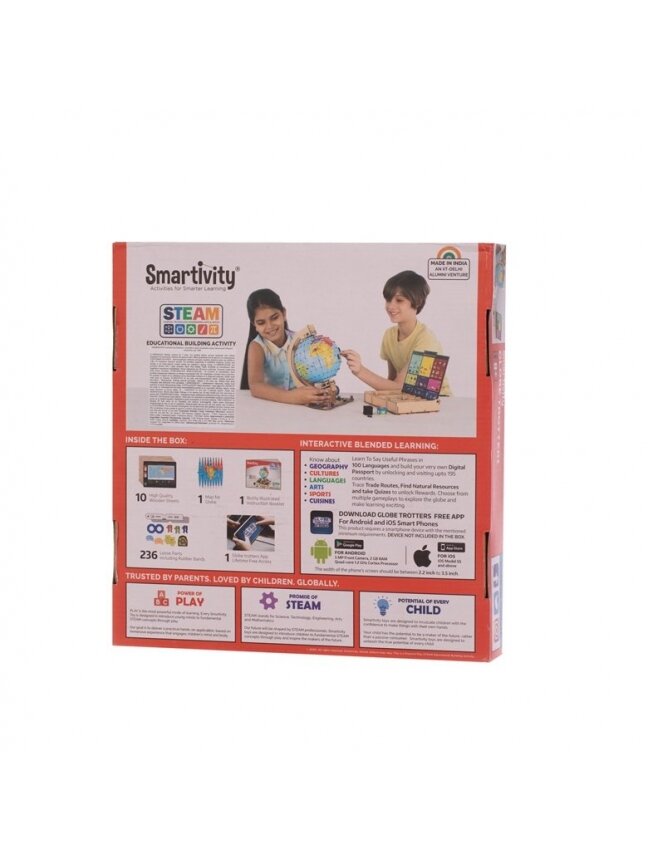 Konstruktorius Smartivity Globe Trotters SMRT1165, medis 2 Konstruktorius Smartivity Globe Trotters SMRT1165, medis 2