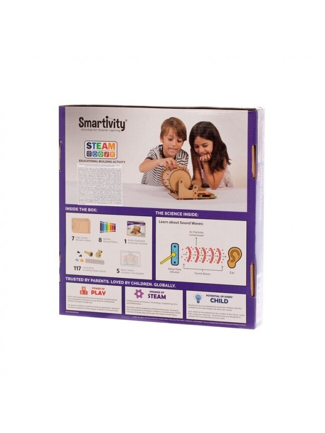Konstruktorius Smartivity Music Machine SMRT1032, medis 1 Konstruktorius Smartivity Music Machine SMRT1032, medis 1