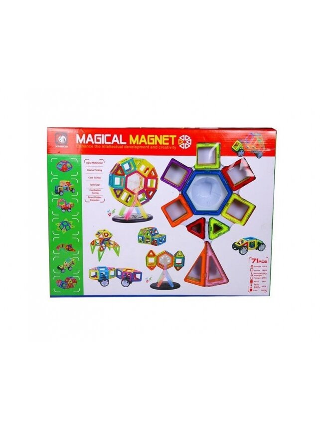 Konstruktorius Xinbida Magical Magnet 525050202, 71 vnt.