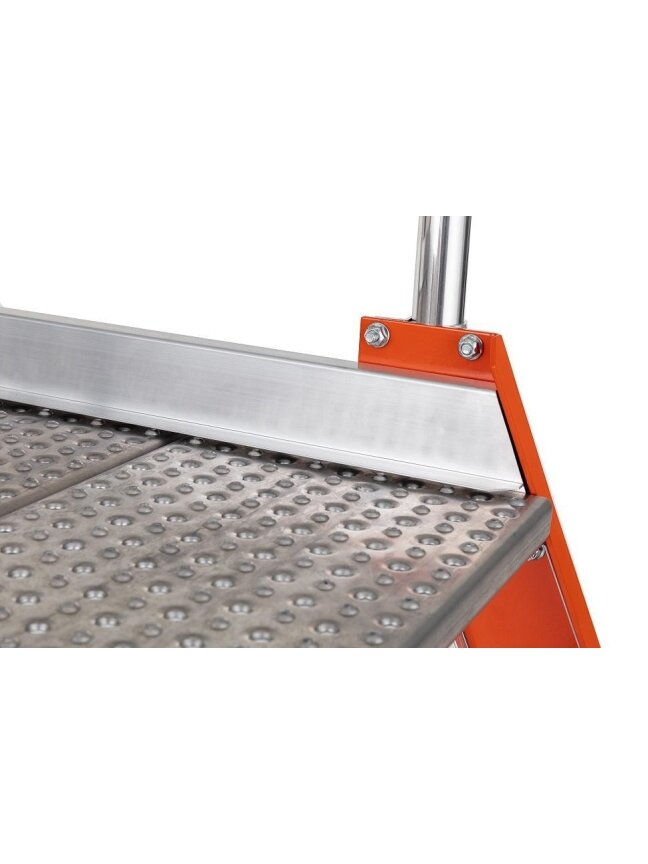 Kopėčios platforminės vienpusės aliuminės su aikštele 560×778 mm (serija 9530X) ALVE PREMIUM | 6 pakopų 143-229 cm 2