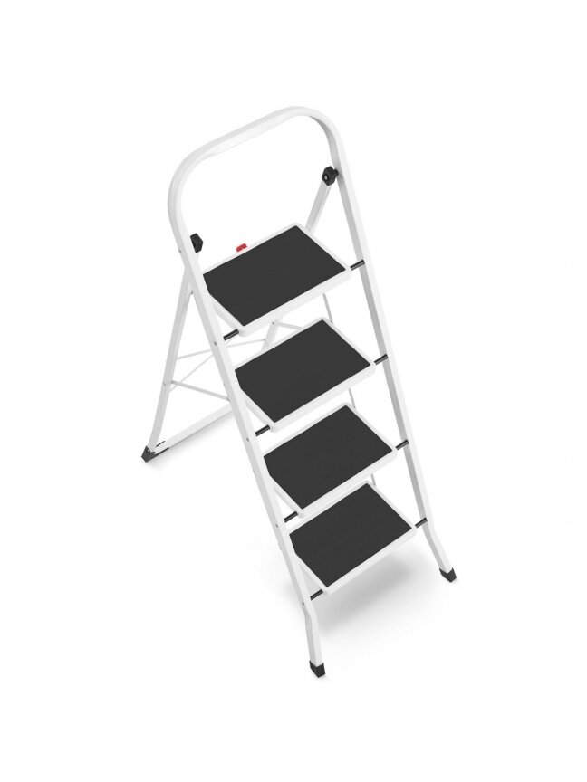 Kopėčios plieninės buitinės Higher | 4 pakopų (baltos) 8 Kopėčios plieninės buitinės Higher | 4 pakopų (baltos) 8