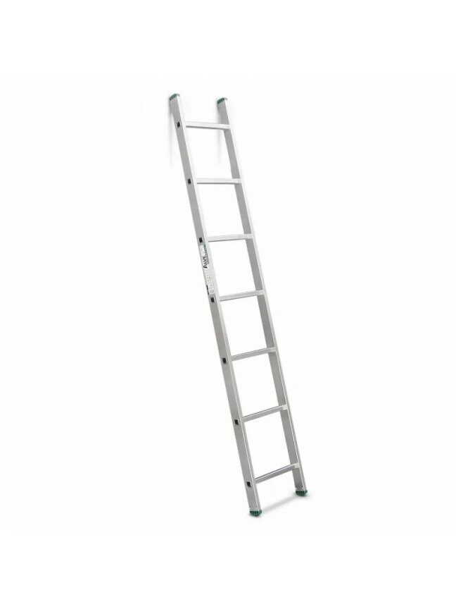 Kopėčios viengubos aliuminės atraminės (serija 61XX) HOBBY | 1×8 pakopų 220 cm
