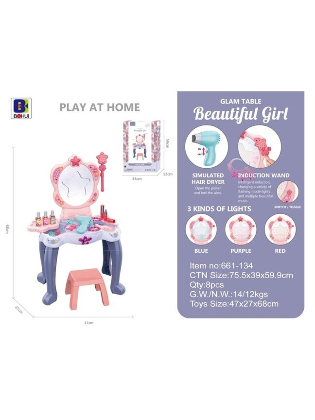 Kosmetinis staliukas Glam Table 661-134 1