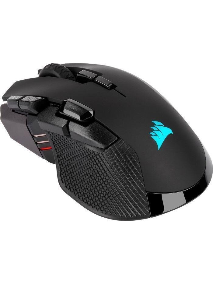 Kompiuterio pelė Corsair Ironclaw RGB, juoda 1 Kompiuterio pelė Corsair Ironclaw RGB, juoda 1