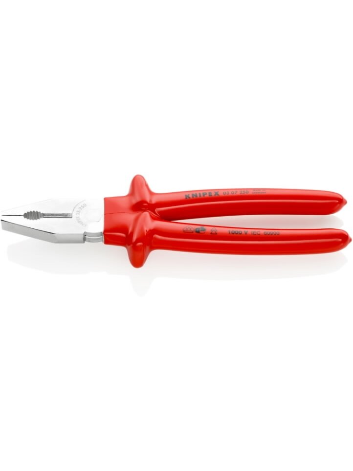 Kombinuotos replės VDE plast. rankenomis 250mm, Knipex 1