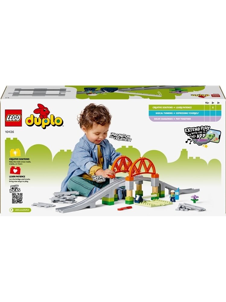 Konstruktorius LEGO® Duplo Traukinio tilto ir bėgių rinkinys 1 Konstruktorius LEGO® Duplo Traukinio tilto ir bėgių rinkinys 1