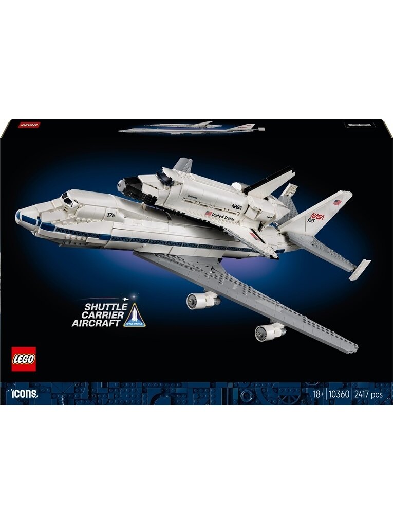 Konstruktorius LEGO® Icons Shuttle Carrier Aircraft 10360