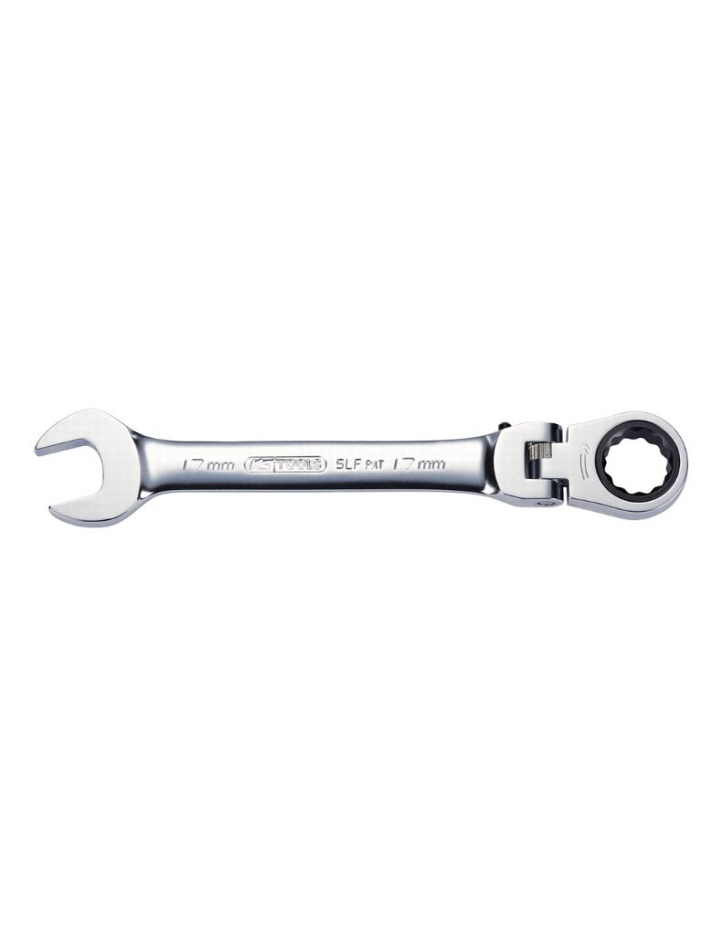 Kombinuotas terkšlinis raktas lanksčia galvute GEAR+ 14mm, KS Tools 1