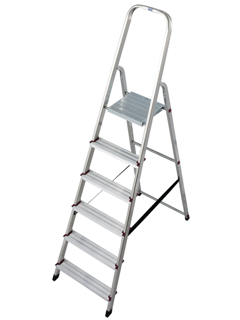 Kopėčios vienpusės buitinės Krause Corda 000736, 6 pakopų, maks. darbinis aukštis 320 cm Kopėčios vienpusės buitinės Krause Corda 000736, 6 pakopų, maks. darbinis aukštis 320 cm