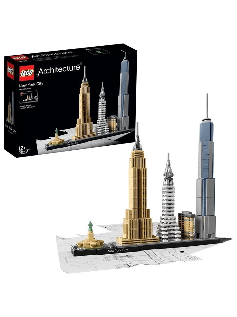 Konstruktorius LEGO Architecture Niujorkas 21028, 598 vnt. 1