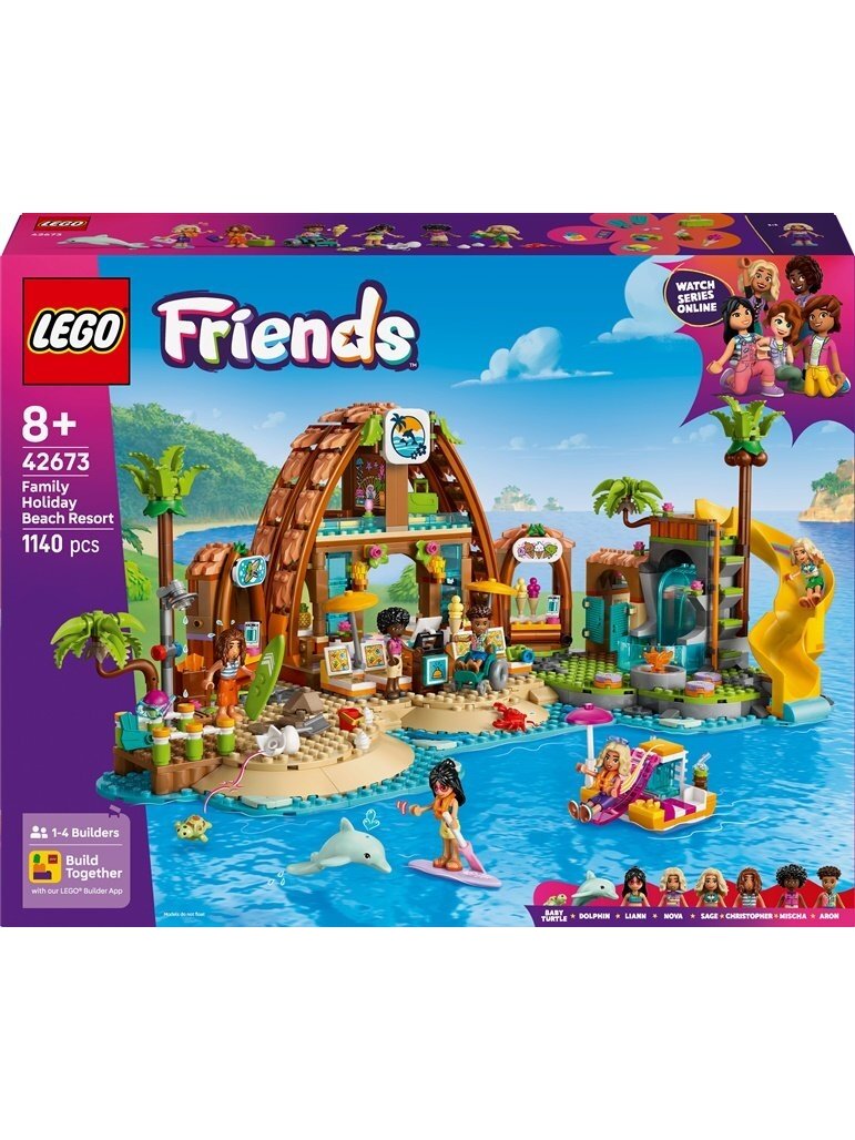 Konstruktorius LEGO® Friends Holiday Beach Resort 42673 Konstruktorius LEGO® Friends Holiday Beach Resort 42673