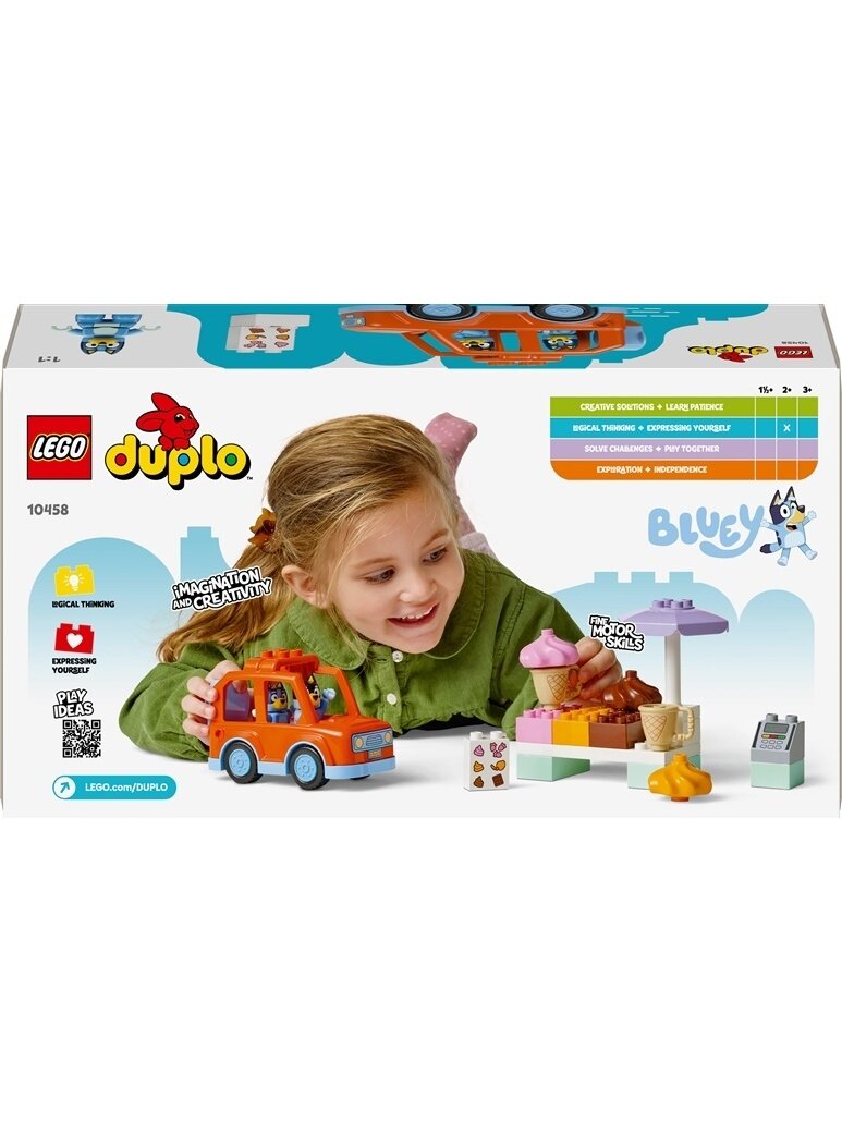 Konstruktorius LEGO® DUPLO® Ice Cream Trip with Bluey 10458 1 Konstruktorius LEGO® DUPLO® Ice Cream Trip with Bluey 10458 1