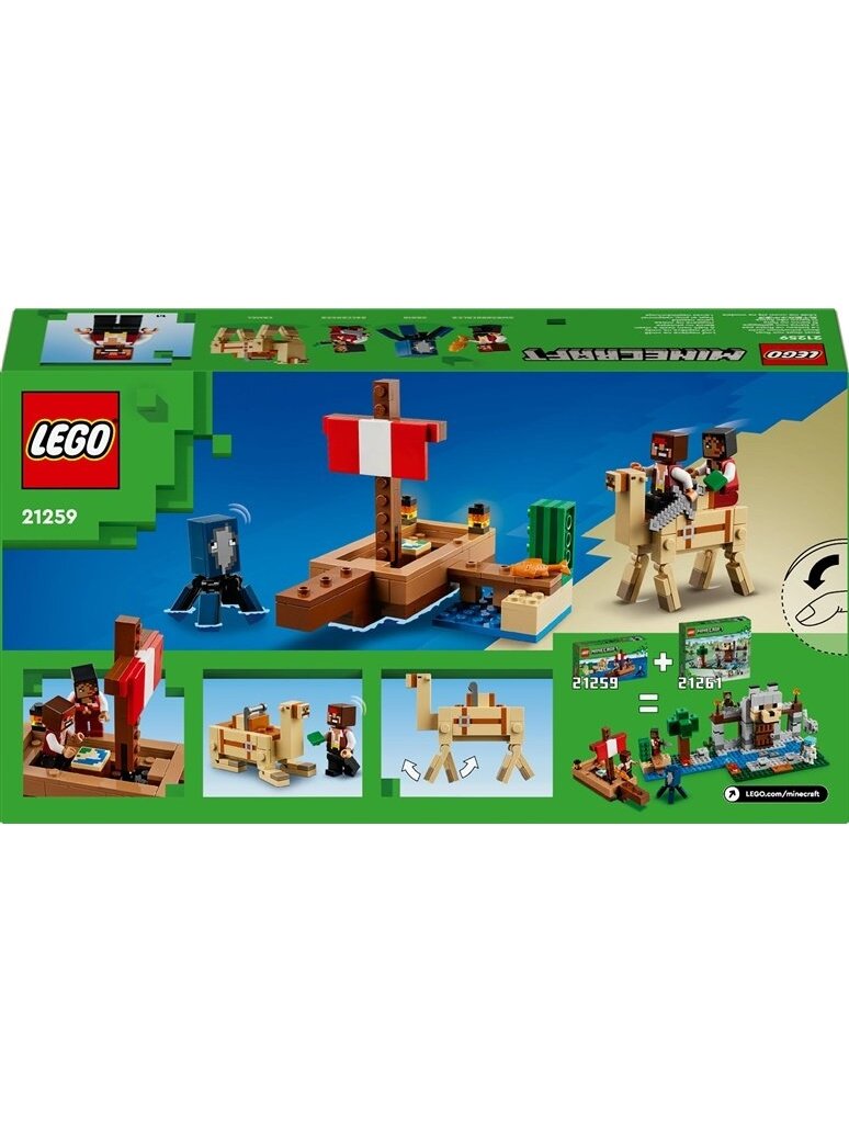 Konstruktorius LEGO® Minecraft Kelionė piratų laivu 21259 1 Konstruktorius LEGO® Minecraft Kelionė piratų laivu 21259 1