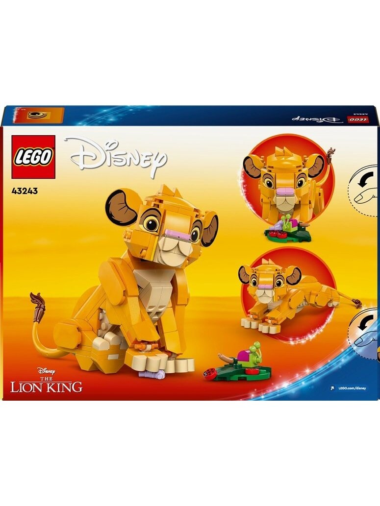 Konstrukt LEGO Disney  Mažasis liūtas karalius Simba 43243 1