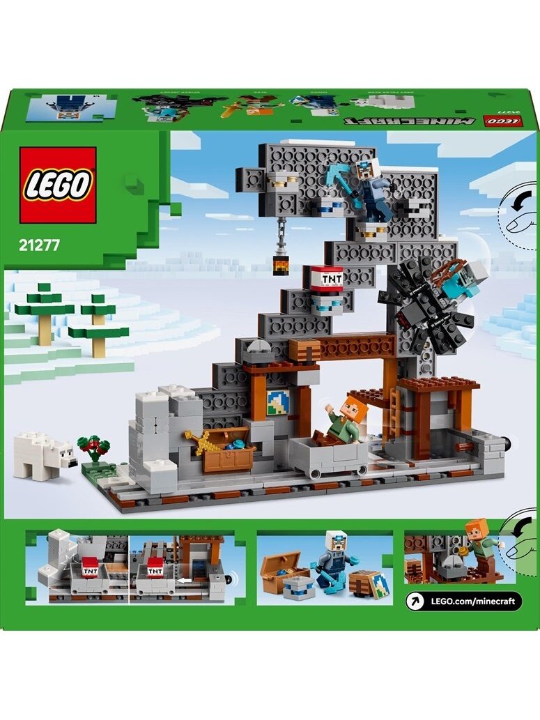 Konstruktorius LEGO® Minecraft The Pickaxe Mine 21277 1