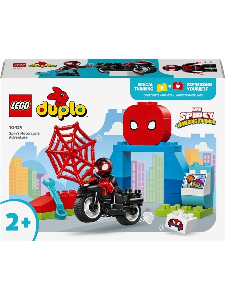 Konstrukt LEGO® Duplo Suktuko nuotykiai su motociklu 10424 Konstrukt LEGO® Duplo Suktuko nuotykiai su motociklu 10424