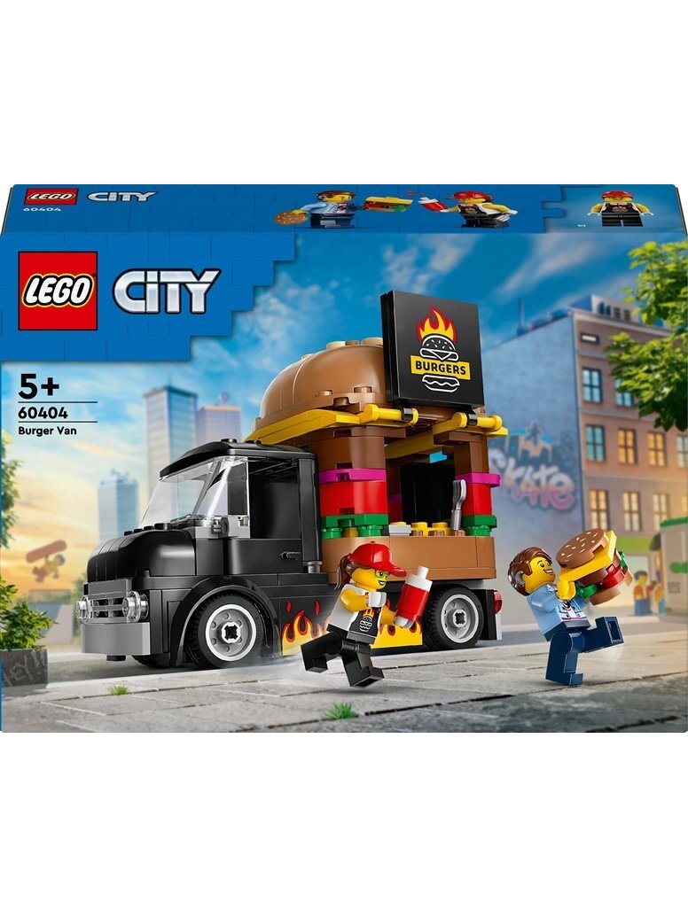 Konstruktorius LEGO® City Mėsainių sunkvežimis 60404 Konstruktorius LEGO® City Mėsainių sunkvežimis 60404