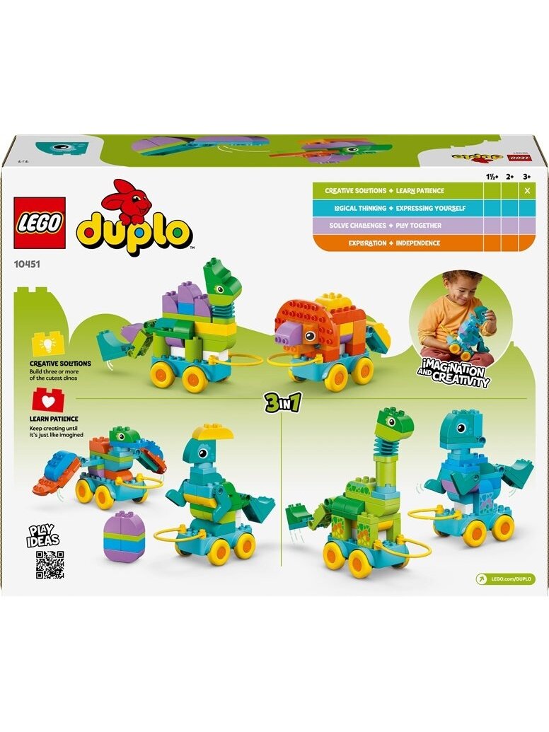Konstruktorius LEGO® Duplo 3in1 Dinosaurs on Wheels 10451 1 Konstruktorius LEGO® Duplo 3in1 Dinosaurs on Wheels 10451 1