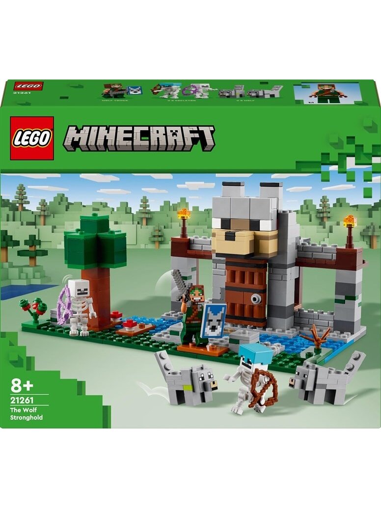 Konstruktorius LEGO® Minecraft Vilkų tvirtovė 21261