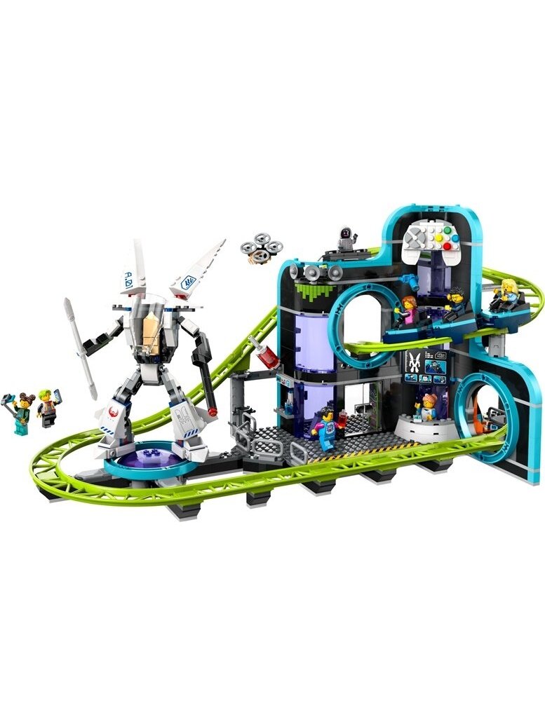 Konst LEGO City Robotų pasaulio linksm kalnelių parkas 60421 2 Konst LEGO City Robotų pasaulio linksm kalnelių parkas 60421 2