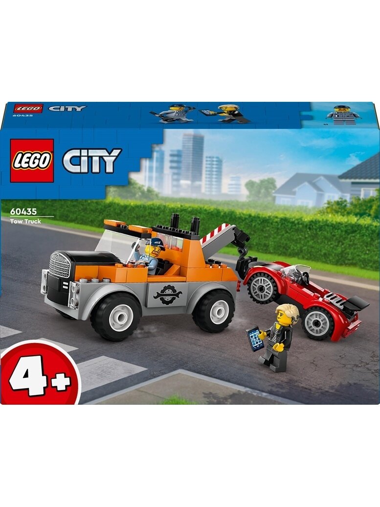 Konstrukt LEGO City Vilkikas ir sport automob remontas 60435 Konstrukt LEGO City Vilkikas ir sport automob remontas 60435