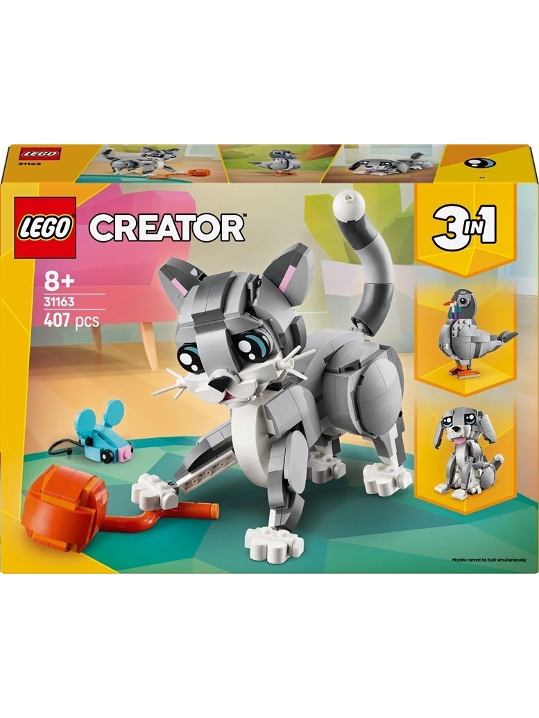Konstruktorius LEGO® Creator Playful Cat 31163, 407 vnt. Konstruktorius LEGO® Creator Playful Cat 31163, 407 vnt.