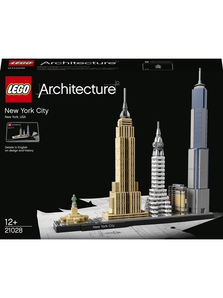 Konstruktorius LEGO Architecture Niujorkas 21028, 598 vnt. Konstruktorius LEGO Architecture Niujorkas 21028, 598 vnt.