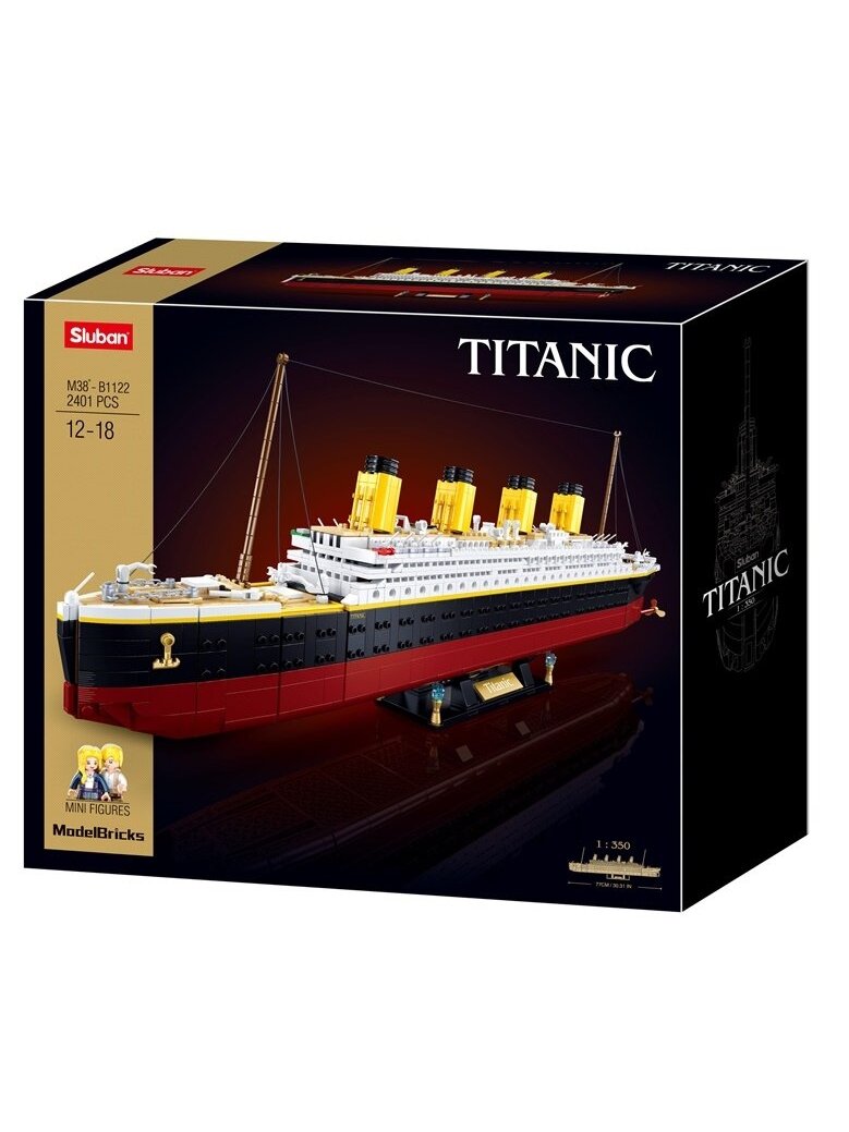 Konstruktorius Sluban Titanic M38-B1122, plastikas
