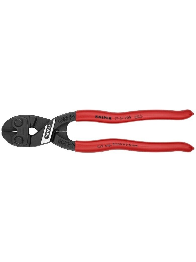 ⬡ Kompaktiškos varžtų žirklės 200 mm KNIPEX CoBolt (7131200, KNIPEX) ⬡ Kompaktiškos varžtų žirklės 200 mm KNIPEX CoBolt (7131200, KNIPEX)