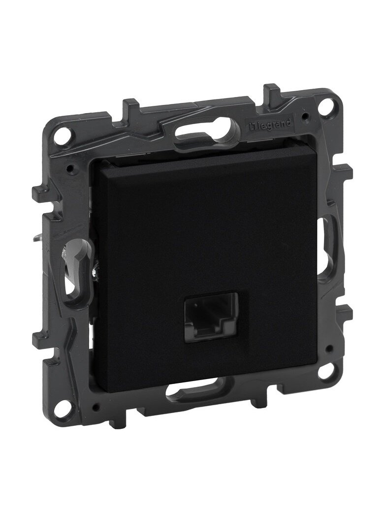Kompiuterio lizdas LEGRAND NILOE STEP, CAT6, juodas