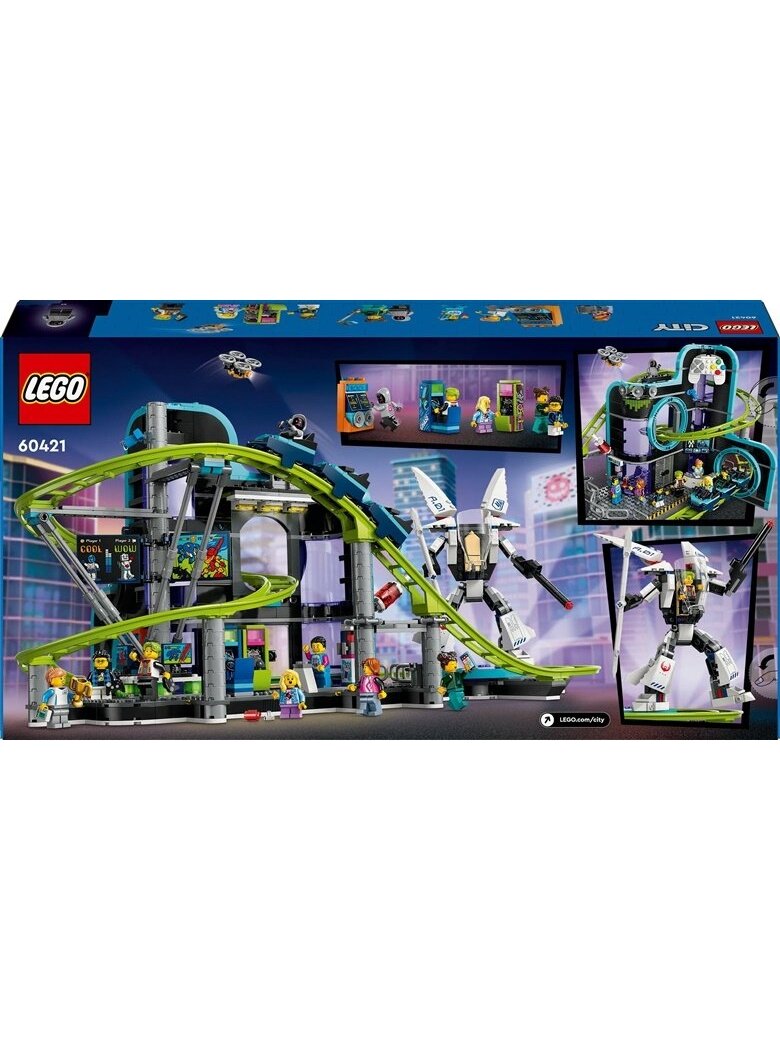 Konst LEGO City Robotų pasaulio linksm kalnelių parkas 60421 1 Konst LEGO City Robotų pasaulio linksm kalnelių parkas 60421 1