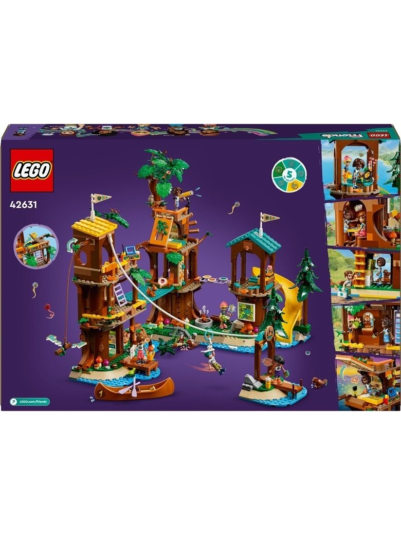 Konstr LEGO Friends Nuotykių stovyklos namelis medyje 42631 1