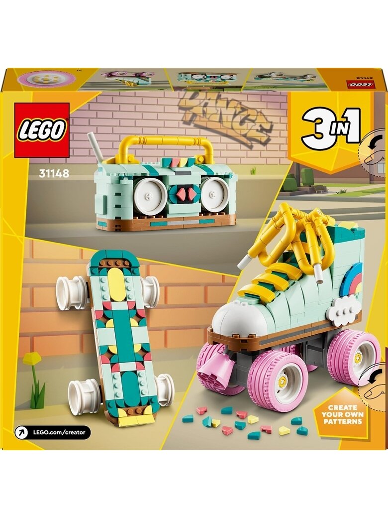 Konstruktorius LEGO® Creator 3in1 Retro riedučiai 31148 1
