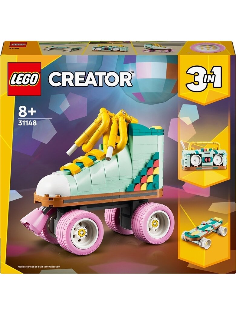 Konstruktorius LEGO® Creator 3in1 Retro riedučiai 31148 Konstruktorius LEGO® Creator 3in1 Retro riedučiai 31148