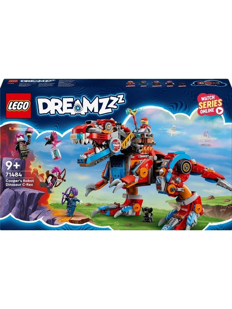 Konstruktorius LEGO DREAMZzz Cooper robotas C-Rex 71484 Konstruktorius LEGO DREAMZzz Cooper robotas C-Rex 71484