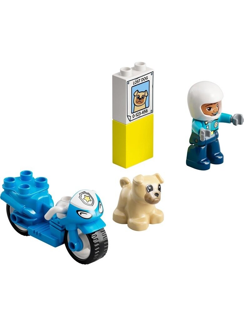 Konstruktorius LEGO® DUPLO® Policijos motociklas 10967 2 Konstruktorius LEGO® DUPLO® Policijos motociklas 10967 2