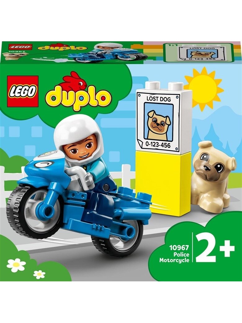 Konstruktorius LEGO® DUPLO® Policijos motociklas 10967 Konstruktorius LEGO® DUPLO® Policijos motociklas 10967
