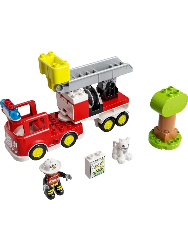 Konstruktorius LEGO Duplo Ugniagesių automobilis 10969 2