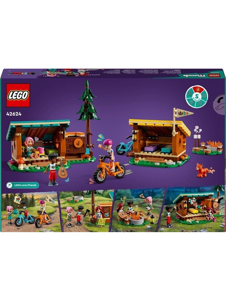 Konstruktorius LEGO Friends Jaukūs stovyklos nameliai 42624 1 Konstruktorius LEGO Friends Jaukūs stovyklos nameliai 42624 1