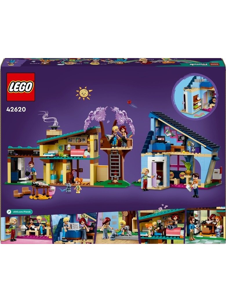 Konstruktorius LEGO® Friends Olio ir Peizlės šeimų namai 1