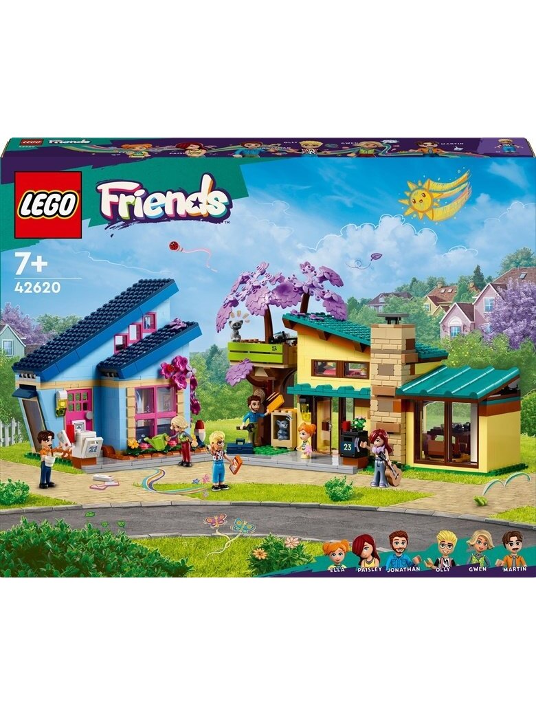 Konstruktorius LEGO® Friends Olio ir Peizlės šeimų namai Konstruktorius LEGO® Friends Olio ir Peizlės šeimų namai