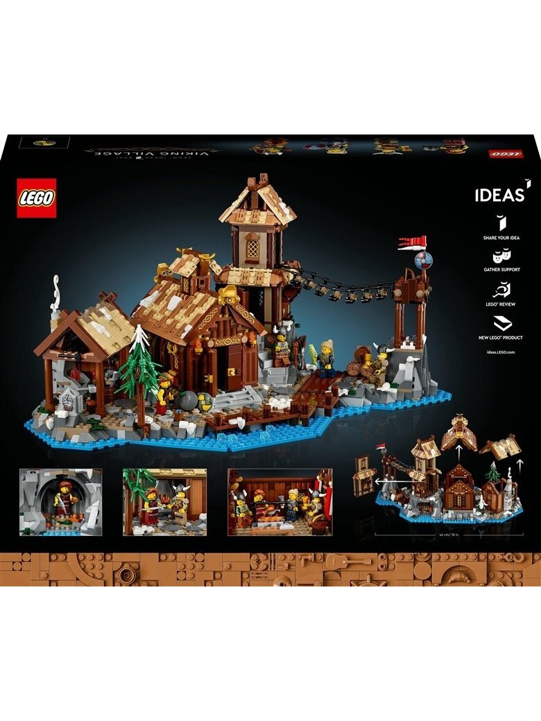 Konstruktorius LEGO® Ideas Vikingų kaimas 21343 1 Konstruktorius LEGO® Ideas Vikingų kaimas 21343 1