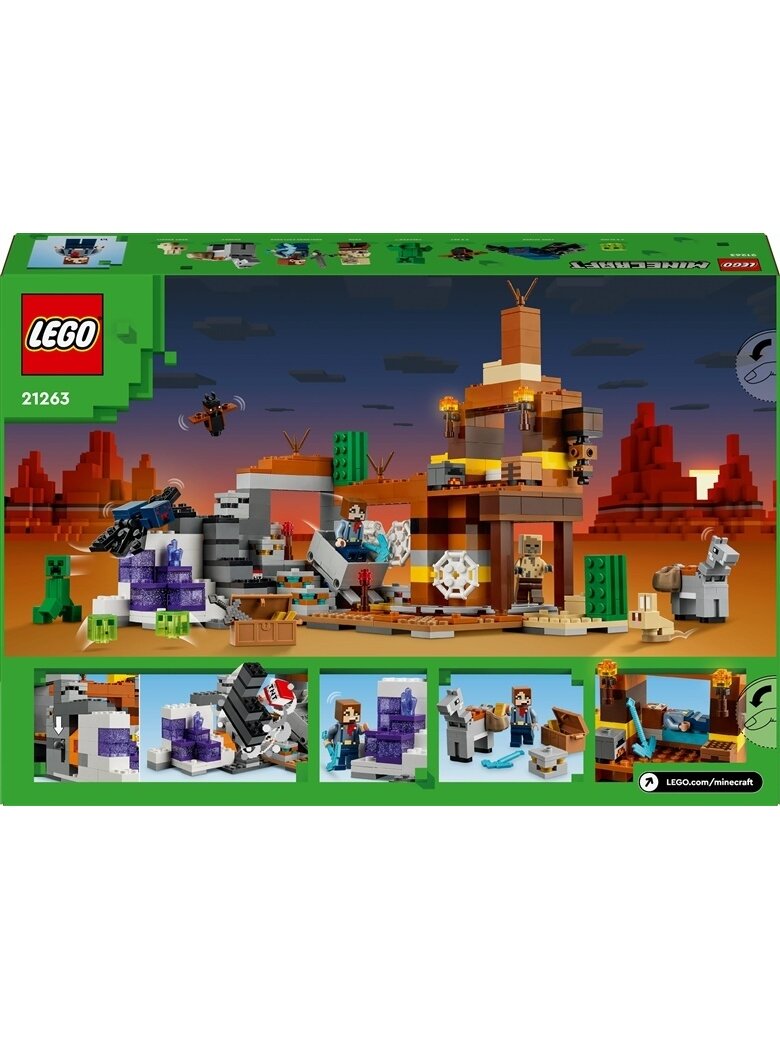 Konstruktorius LEGO® Minecraft Dykvietės šachta 21263 1 Konstruktorius LEGO® Minecraft Dykvietės šachta 21263 1