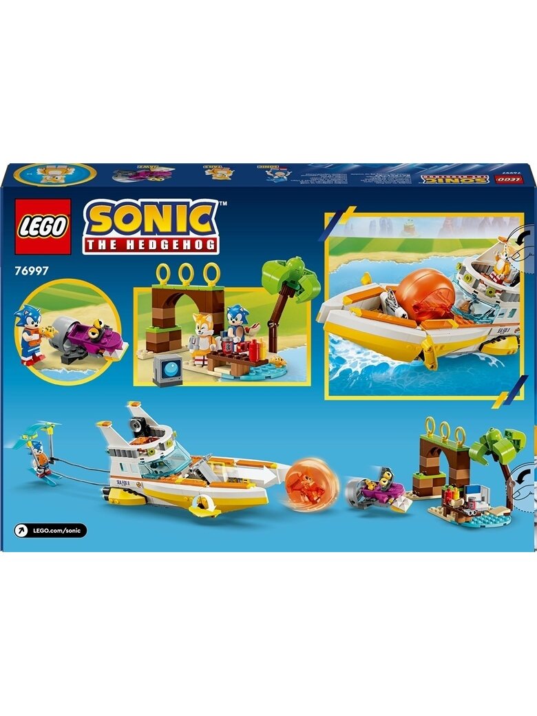 Konstruktorius LEGO® Sonic Tails nuotykių laivas 76997 1
