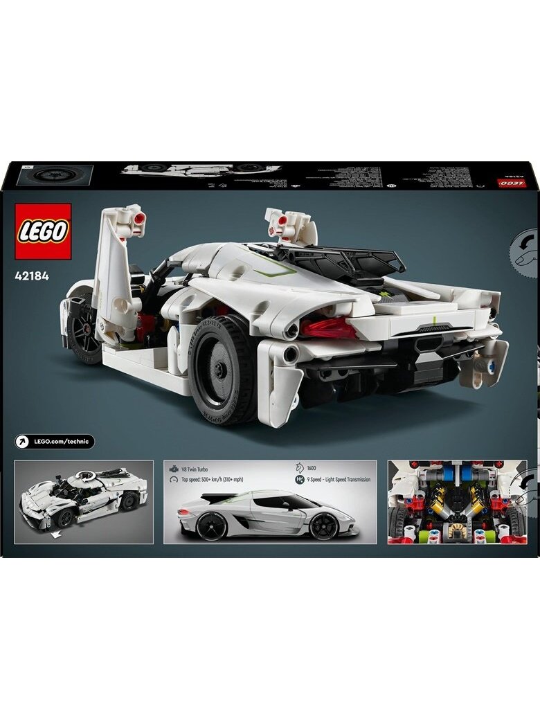 Konstruktorius LEGO Technic Hiperauto Koenigsegg 42184 1